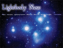 Tablet Screenshot of lightbodynow.com